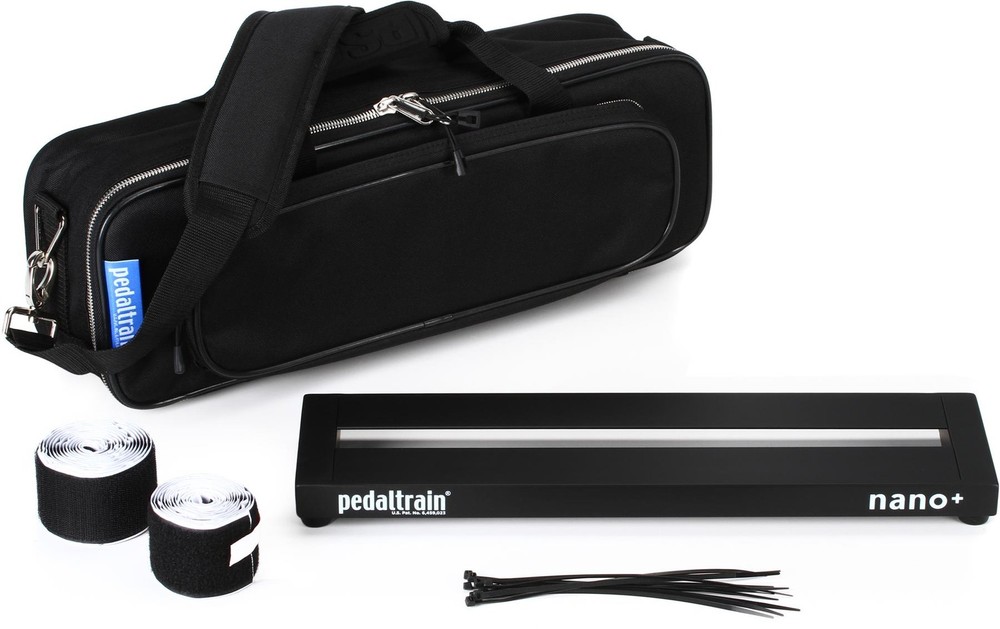 Pedaltrain Nano+ 18"x5" Pedalboard with Soft Case (3-pack) Bundle