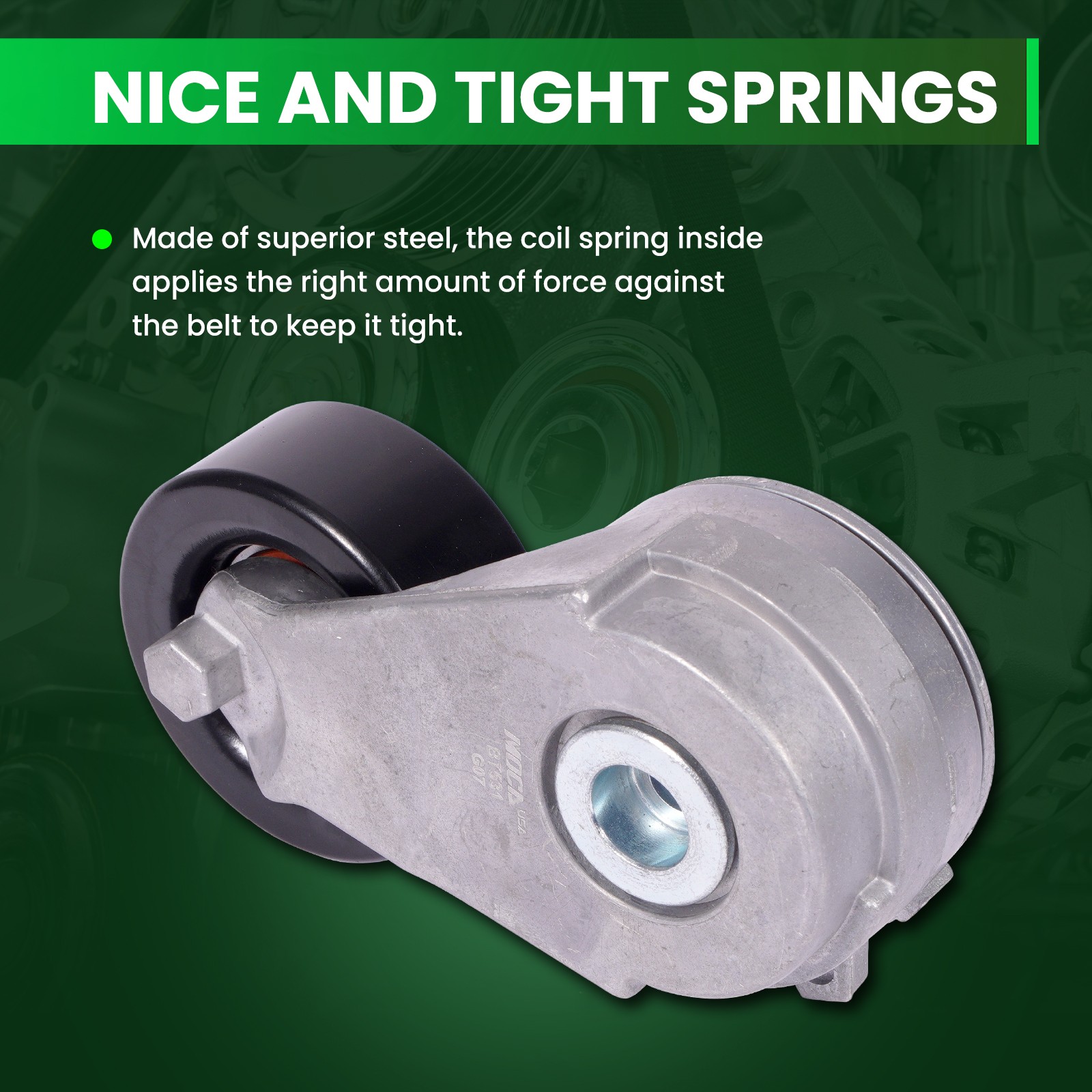 Serpentine Belt Drive Component Kit Fit 2013-2019 Nissan Sentra 1.8L