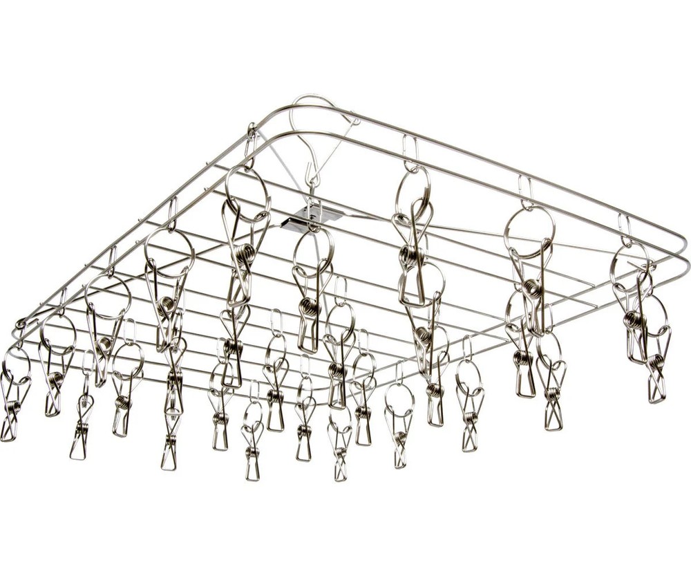 Hydrofarm StackIt Stainless Steel Drying Rack Hydroponic Indoor Garden