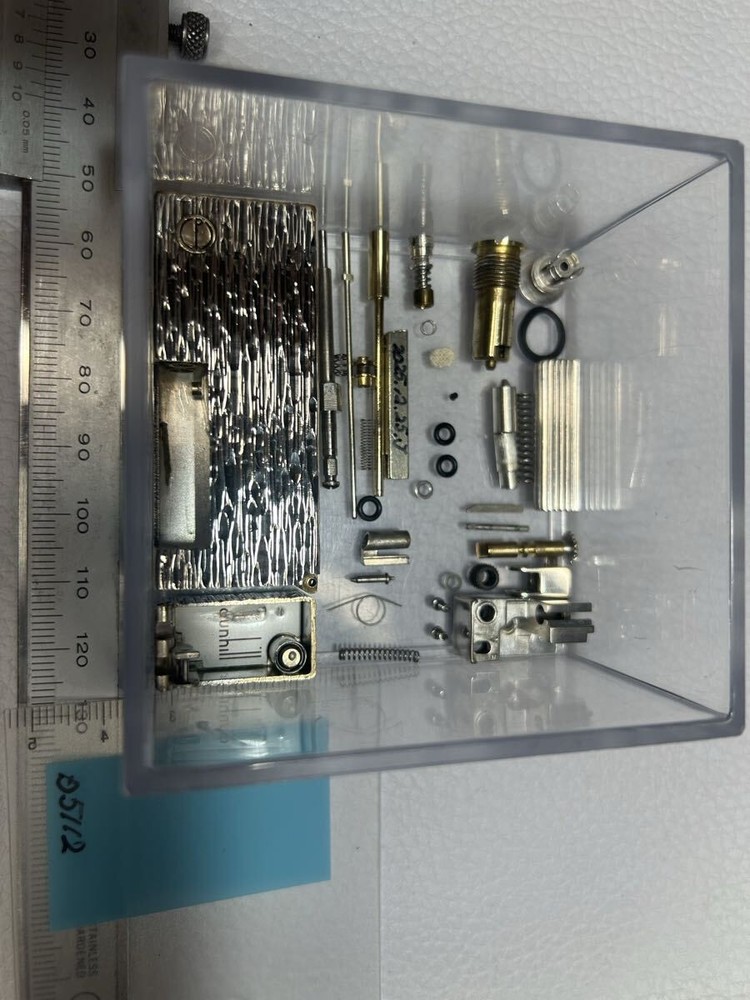 Overhauled Dunhill Rollagas lighter Silver d mark without box