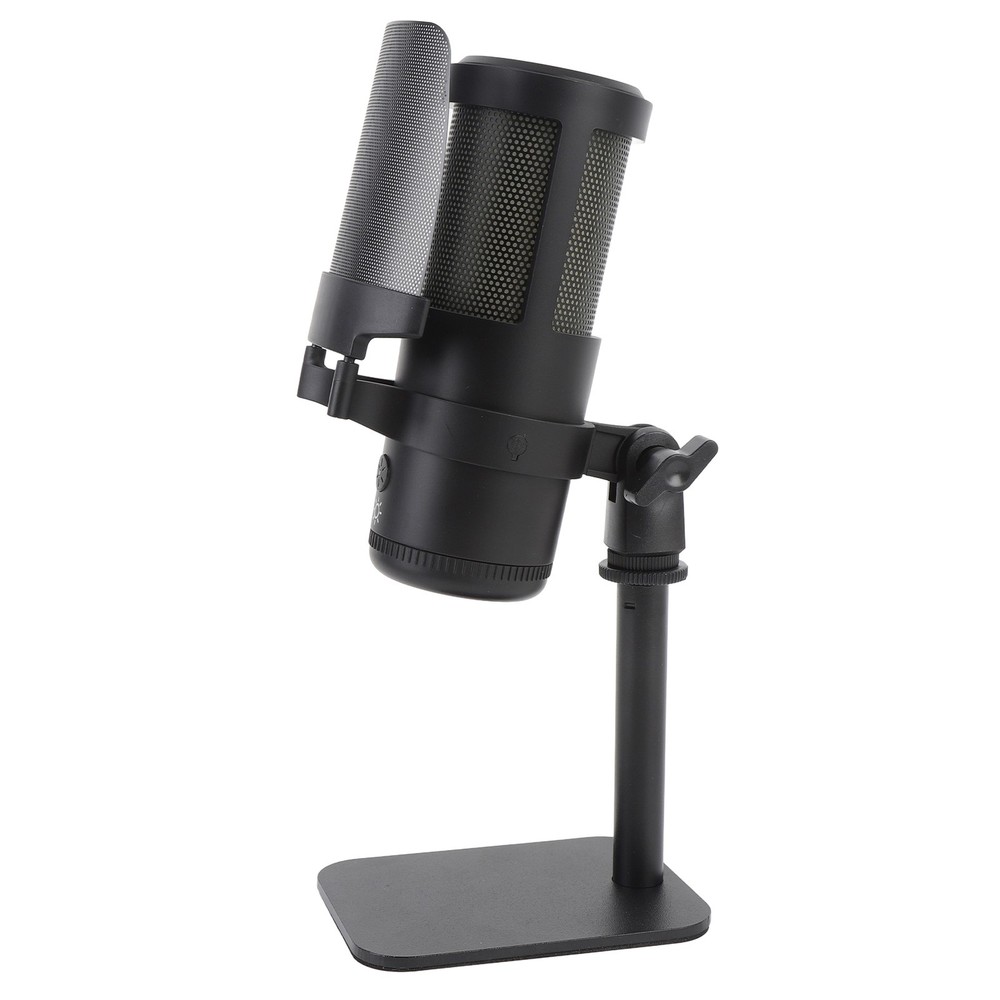 USB Microphone Type C Wired Plug And Play Computer Condenser Mic For Gaming Live