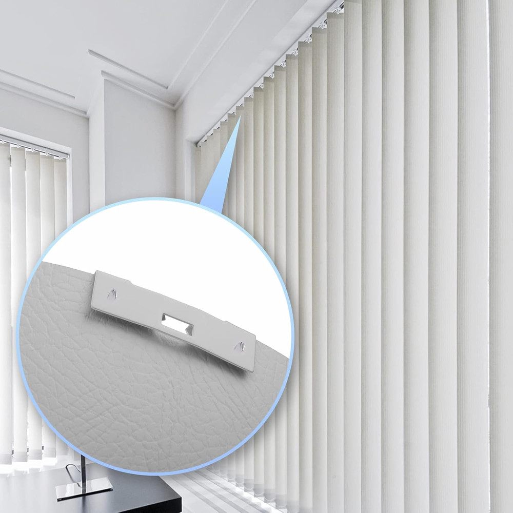 12 Pcs Vertical Blind Vane Savers, White Blind Clip, Window Blind