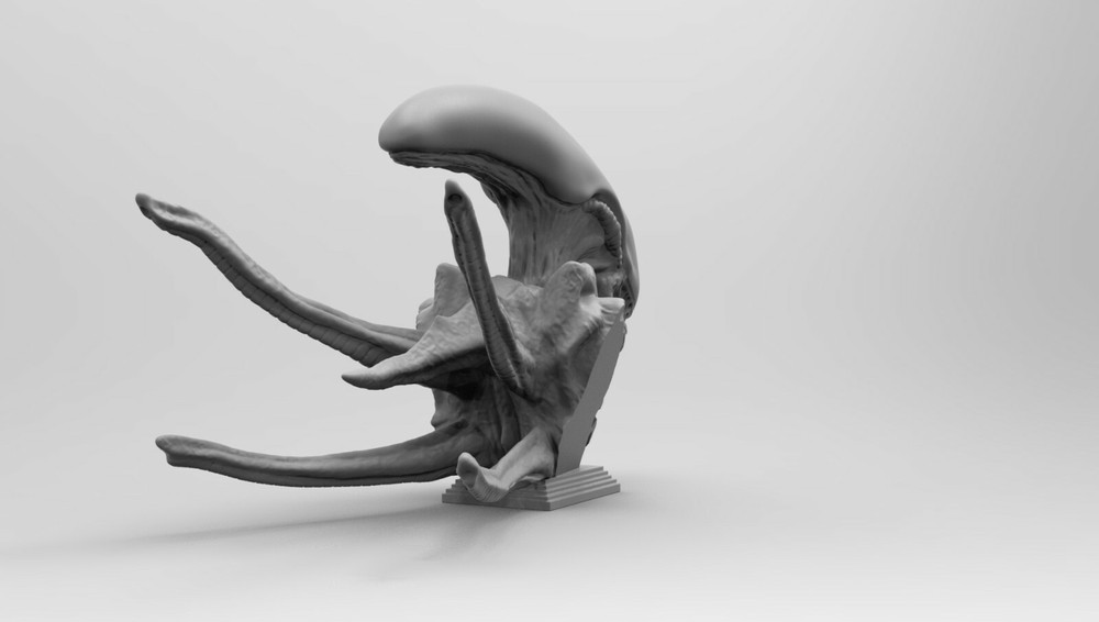 Scout Alien Xenomorph Bust 3D Printing model