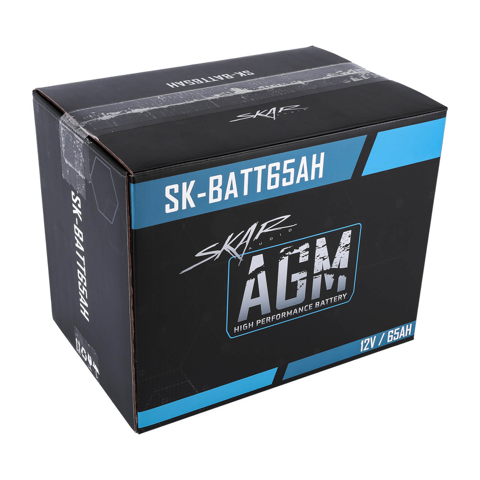 NEW SKAR AUDIO 12V 65Ah AGM HIGH PERFORMANCE CAR AUDIO BATTERY | SK-BATT65AH