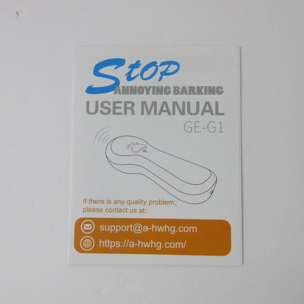 Handheld Ultrasonic Bark Control and Training Device Rechargeable Ultrasonic