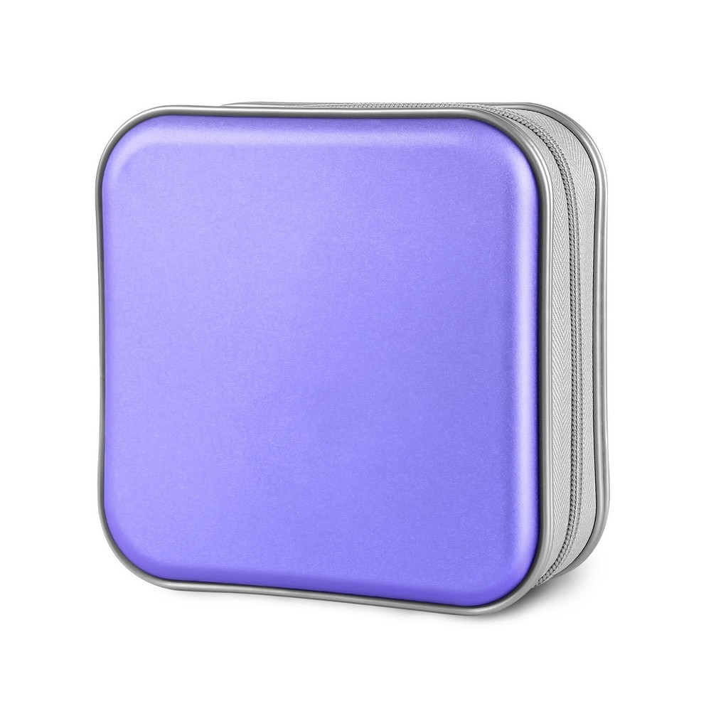 Siveit CD Case, 40 Capacity CD/DVD Case Holders Wallet Hard Plastic DVD Disc ...