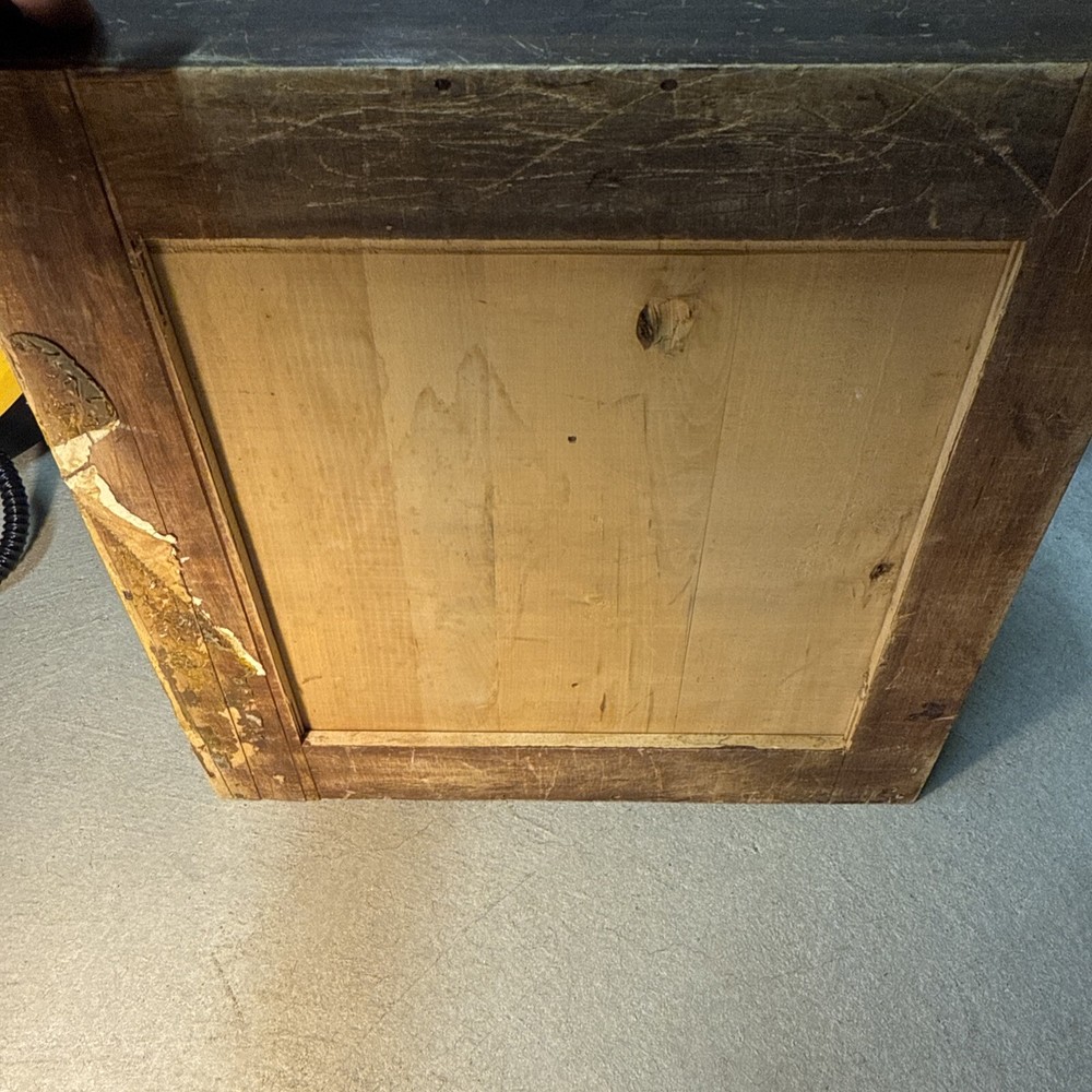 Boye Needle Display Cabinet with Wood Case