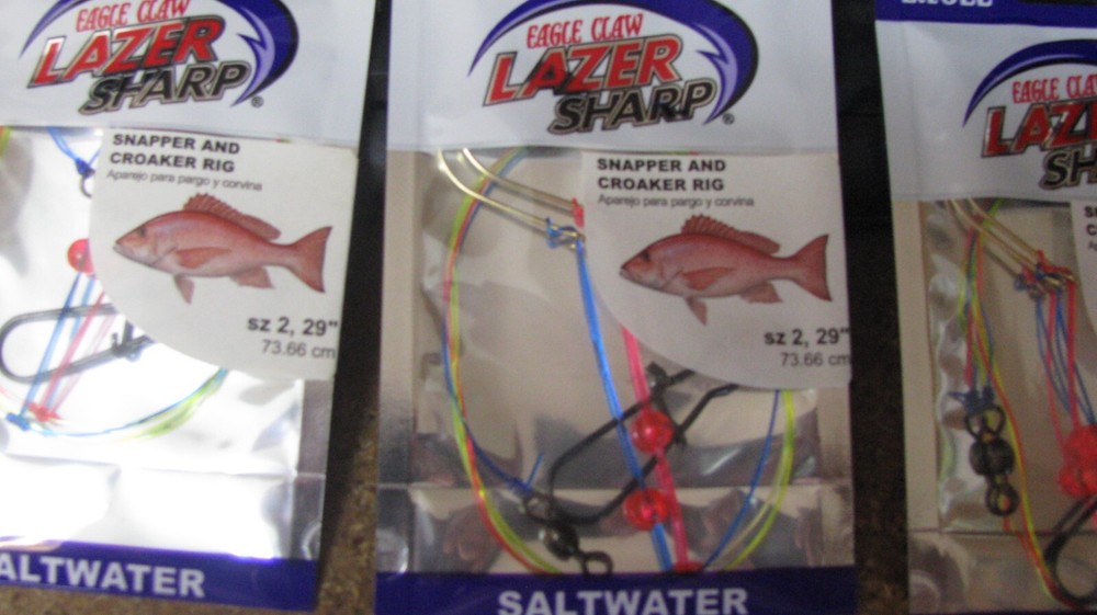 snapper/croaker rig, Eagle Claw, nip, 4 ct, free shipping