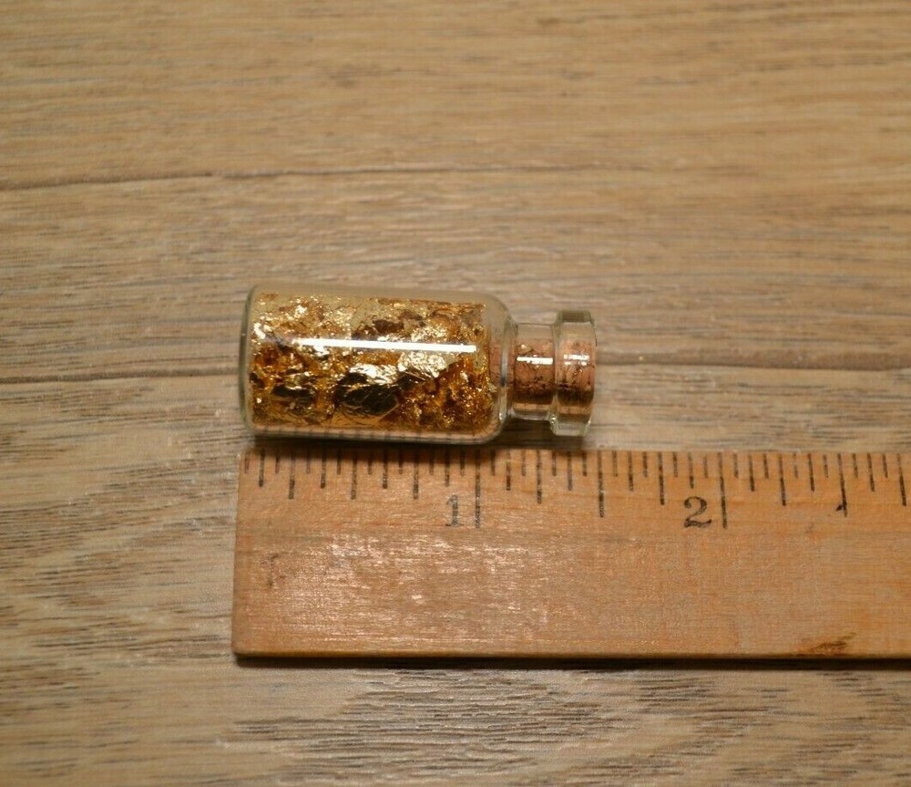 Gold Leaf Display Bottle