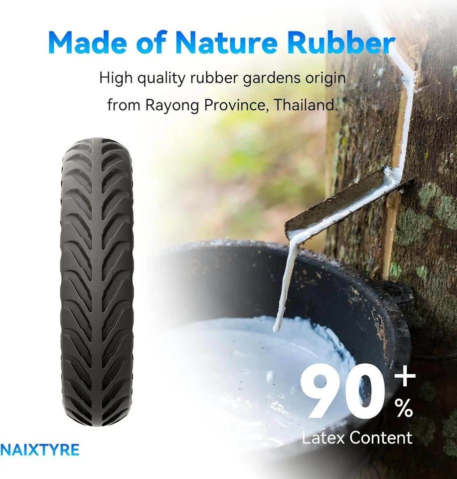 8.5X2 '' Inch Solid Tires for Electric Scooters,This Solid Tire Is Compatible wi