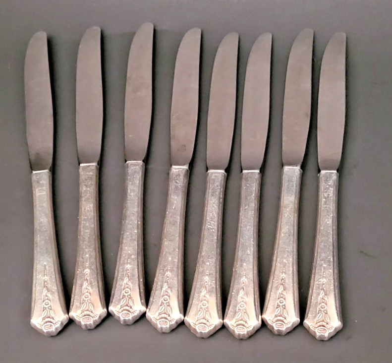 Holmes & Edwards Inlaid I|S Spring Garden -57 piece Silverware Set Naken's Chest