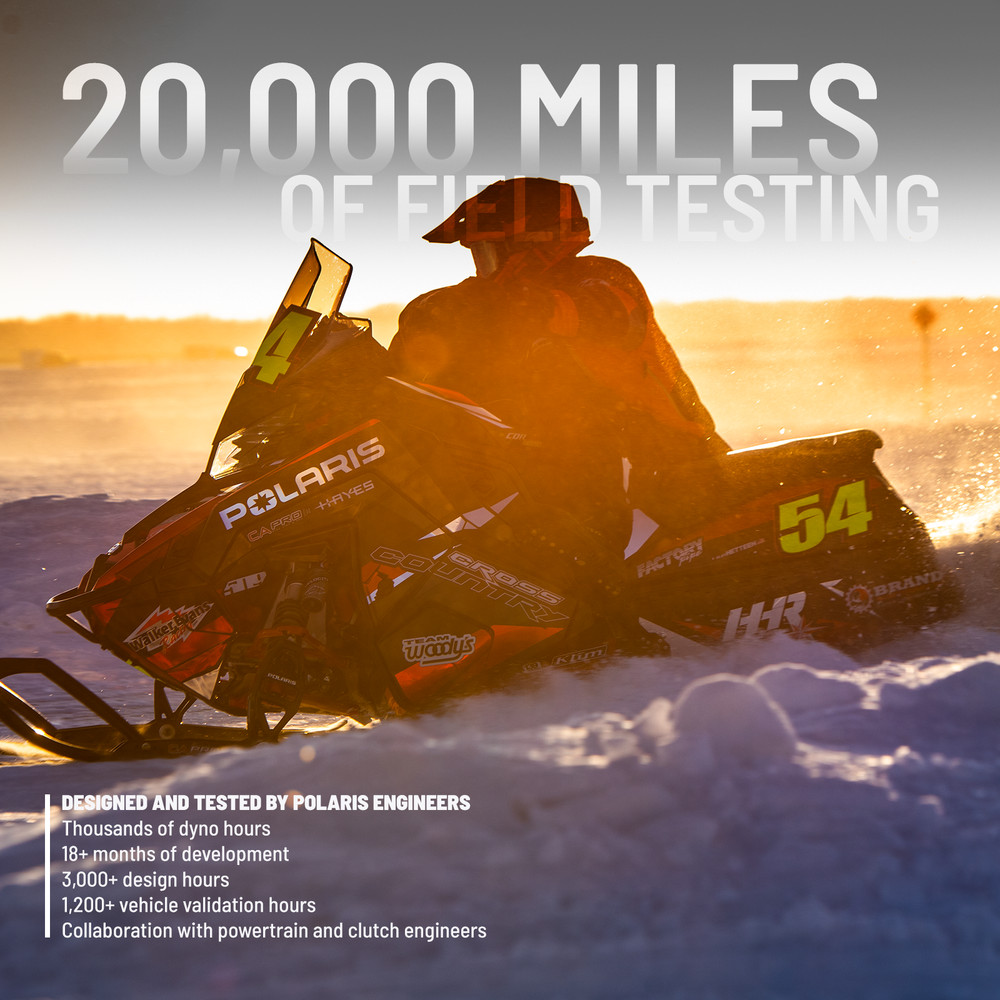 Polaris Performance Drive Belt, for Snowmobile Models, Genuine OEM - 3211070