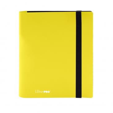 Ultra Pro Eclipse 4 Pocket Pro Binder Lemon Yellow