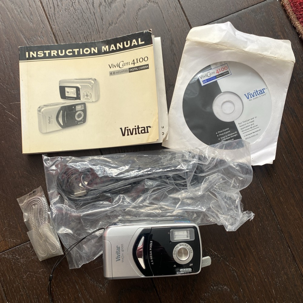 DIGITAL CAMERA VIVITAR VIVICAM 4100 4.0MP COMPACT DIGITAL Camera