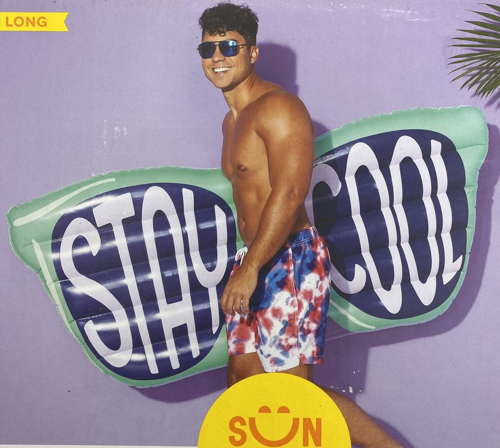 Sun Squad Inflatable Giant Sunglasses Pool Float 5 Ft 8 in Long