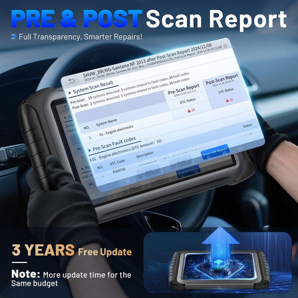 2025 Newest XTOOL IP919PRO ECU Programming Full System Diagnostic Scanner Tool