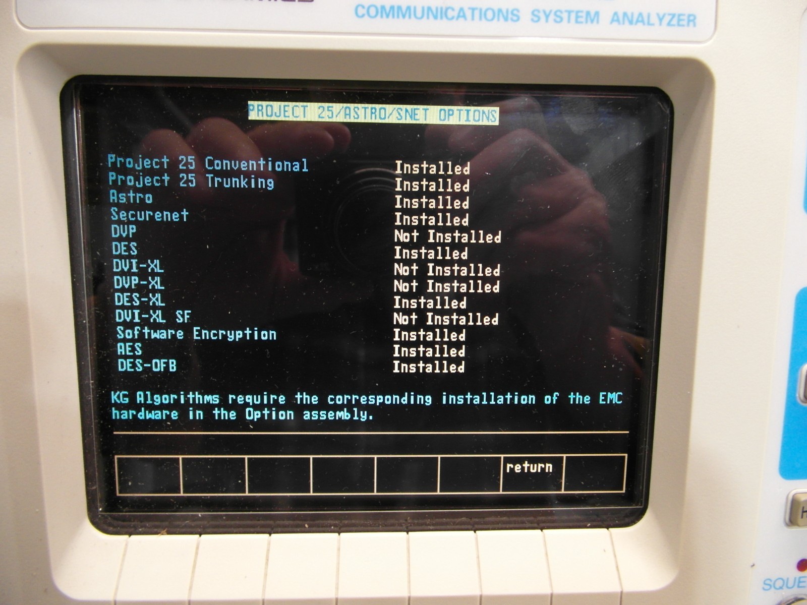 Motorola/General Dynamics R2670B Communications Service Monitor CALIBRATD LOADED