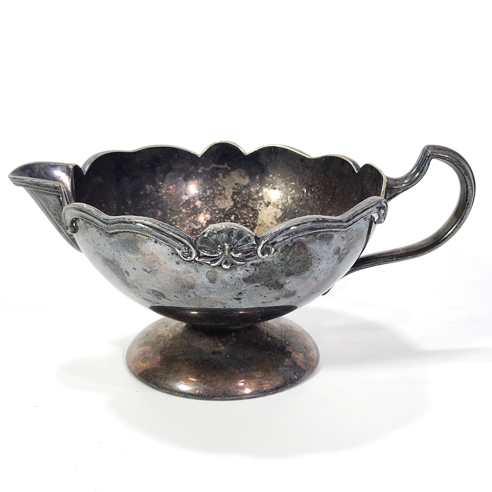 Reed Barton Regent 5600 Silverplate Teapot Benedict EPNS Sugar Cream Bowl 3pc