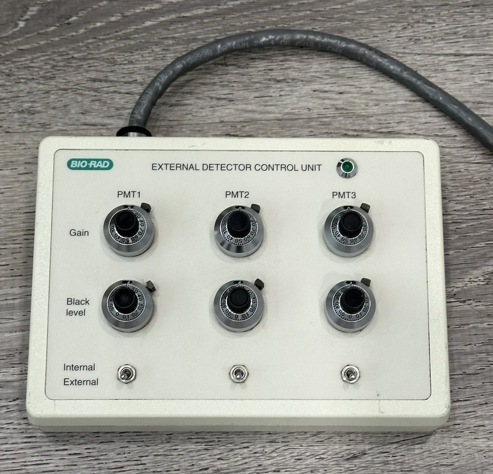 Bio-Rad External Detector Control Unit - PMT1, PMT2, PMT3 Pre-Owned, Untested