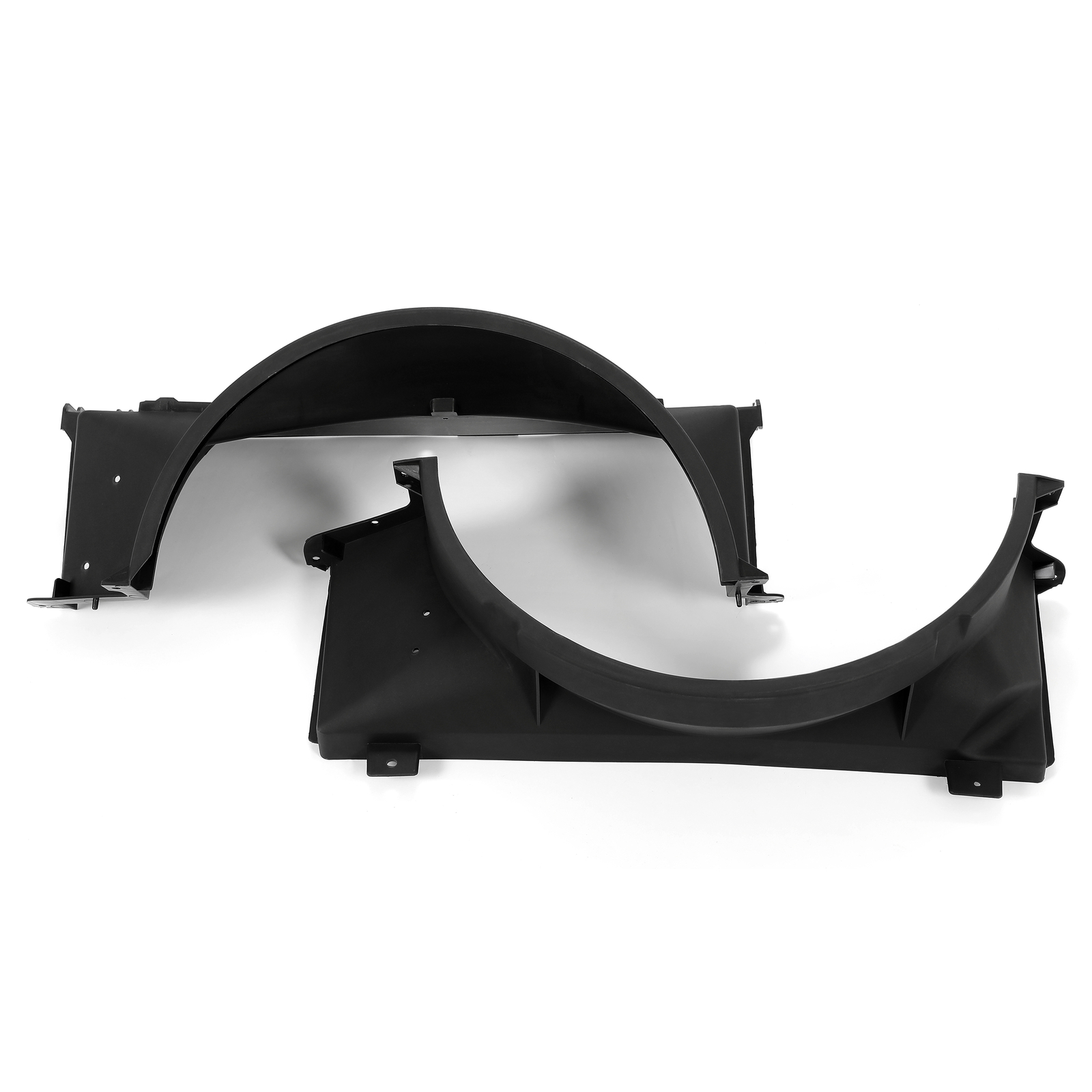 Upper & Lower Front Radiator Fan Shroud For 88-99 Chevy GMC 15739589 15696691