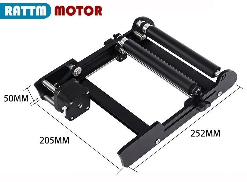 360° Y-axis Laser Rotary Roller Engraving Module for Cylindrical Objects glass