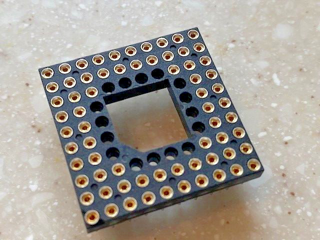 68 Pin Machine Pin Grid Array PGA IC Socket for Motorola MC68882 series PGA 2pc