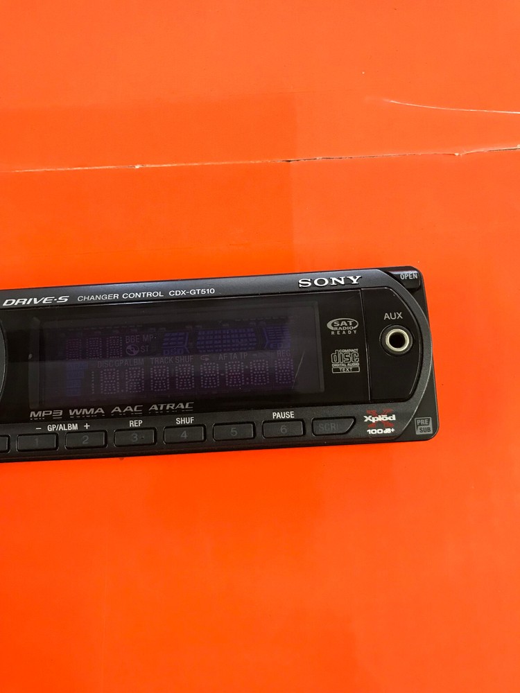 SONY CDX-GT510 FACEPLATE ONLY