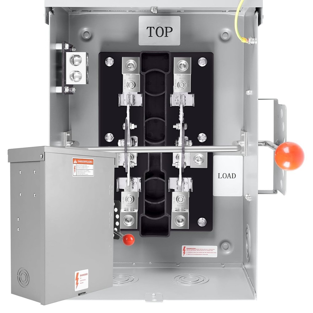 Double Throw Safety Switch 200A 48000W