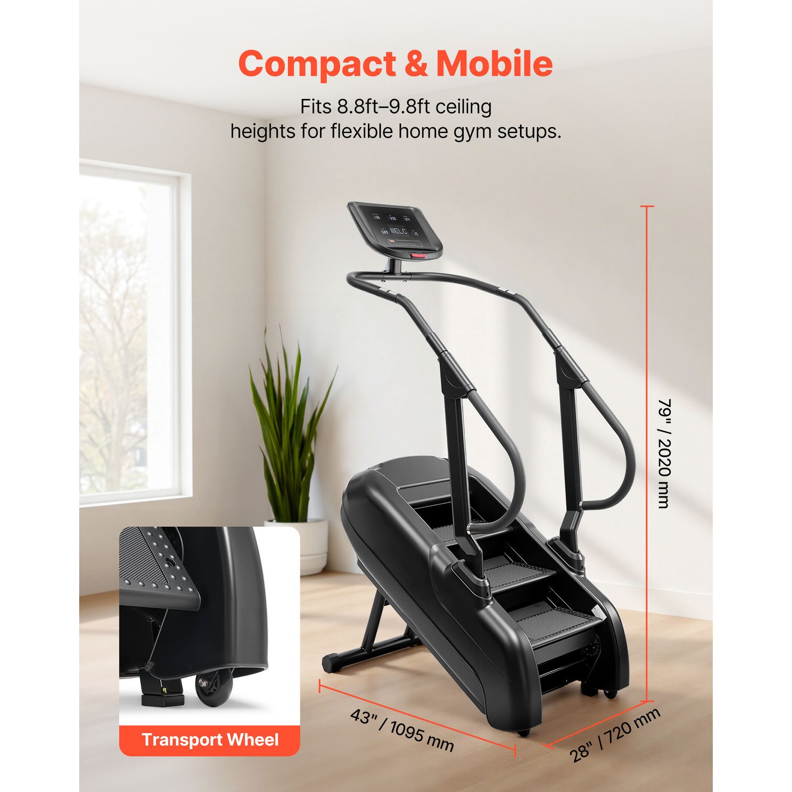 Uimoso Stair Stepper Machine Continuous Climbing Exercise Cardio Lower Body