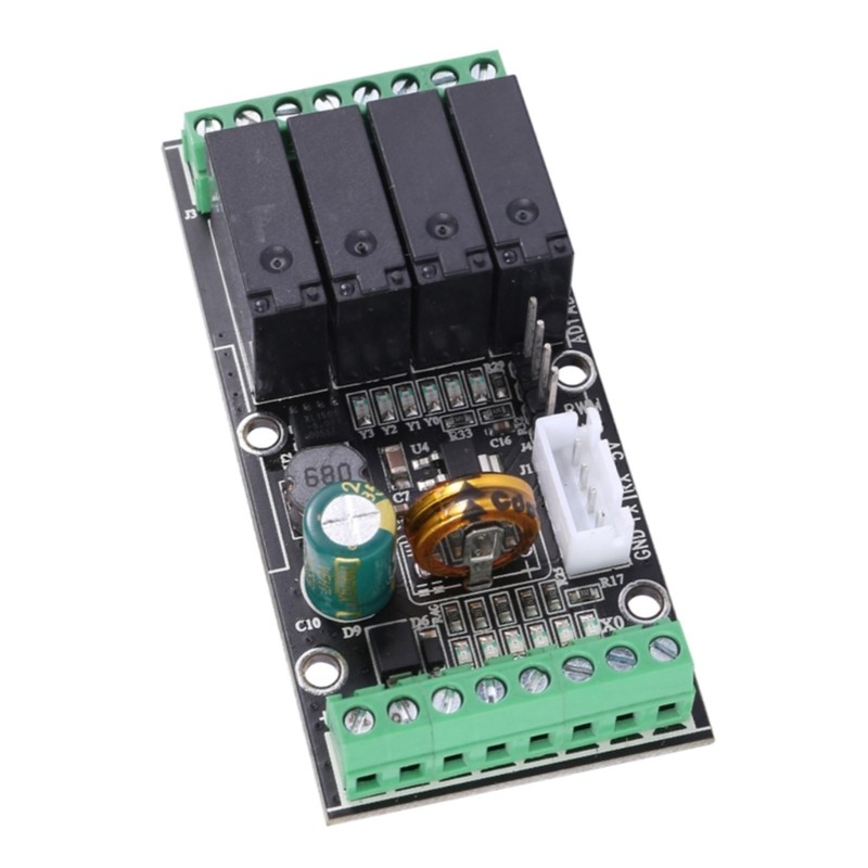 PLC Control Board Supports Analog Inputs FX2N-10MR Streamlined Easy to Use