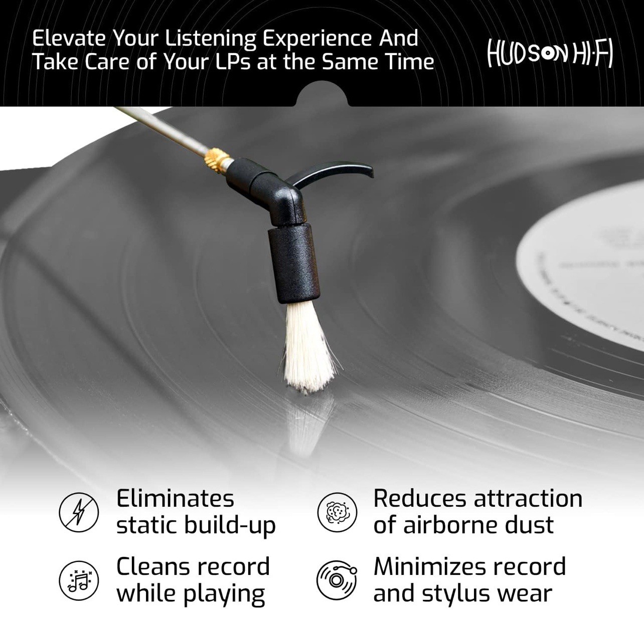 Hudson Anti-Static Cleaning Arm -Adjustable, Universal Fit