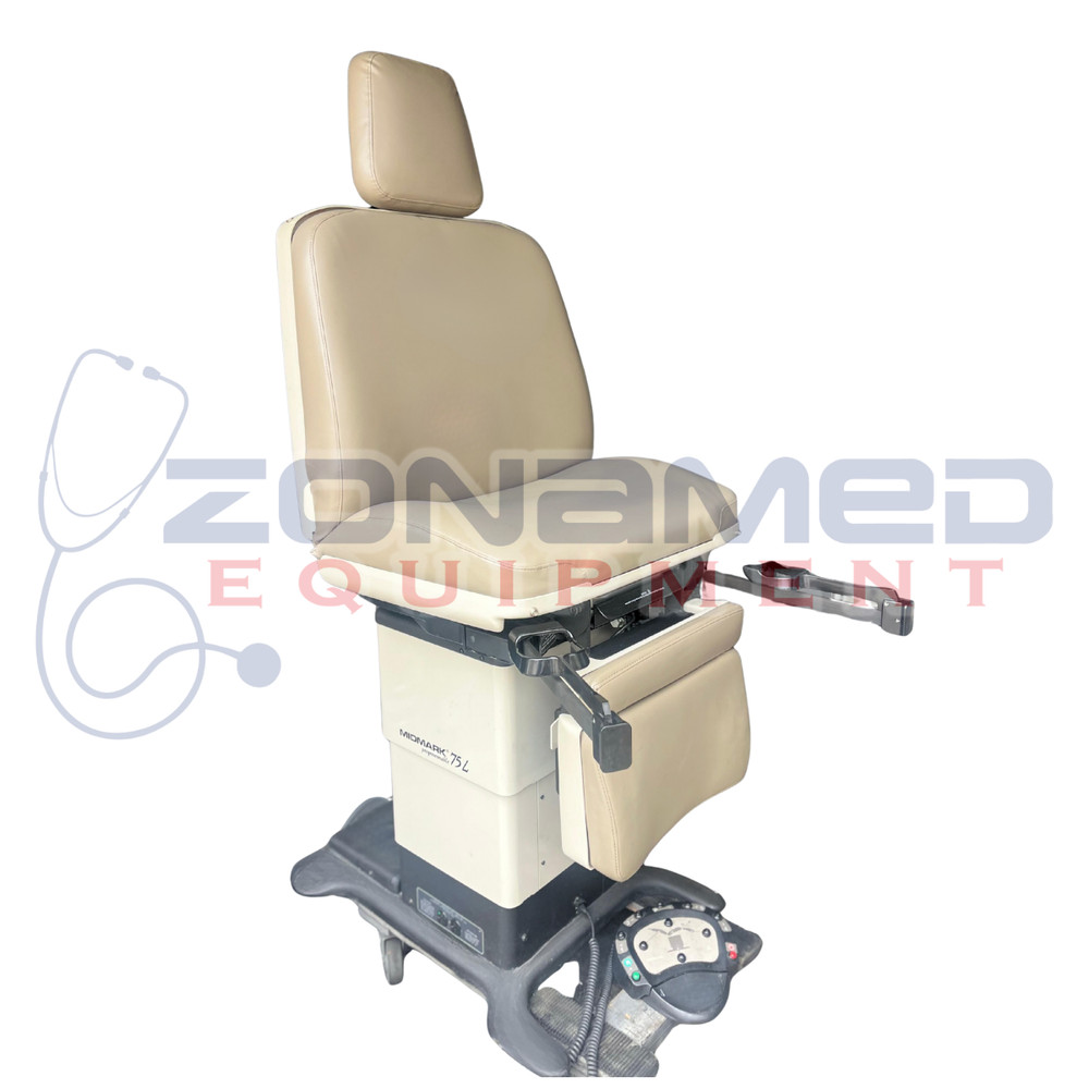 Midmark 75L Programmable Procedure Table Foot Ctrl  Refurbished w/New Upholstery