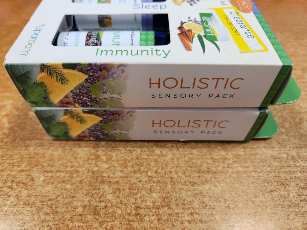 2 Pk: sparoom Holistic Essential Oils Pack-Sinus/Sleep/Immunity - E15E