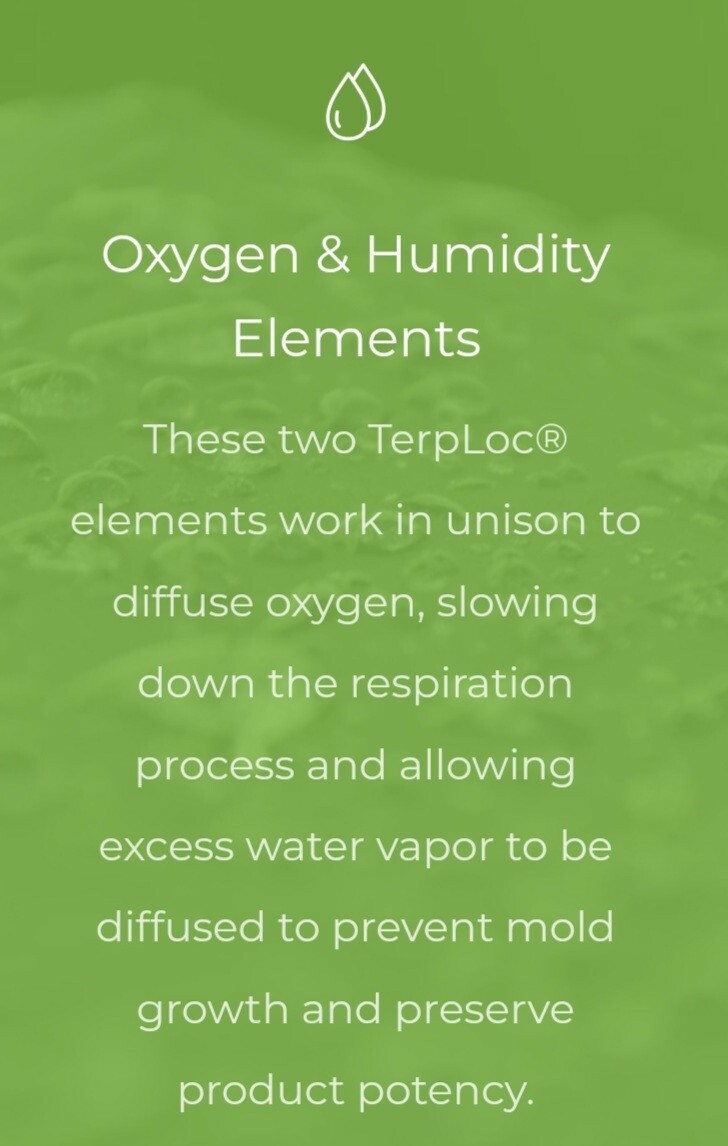 Grove Bags - TerpLoc Technology ~ Half Pound 1/2 Lb Bag - 8 Oz. ( pack of 5 )