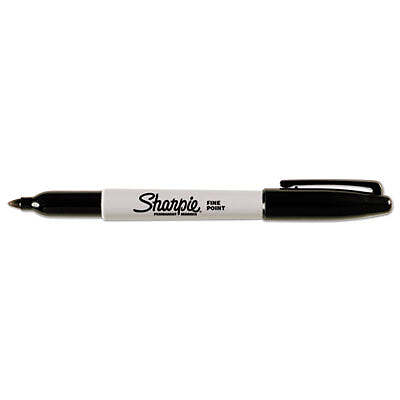 Sharpie Fine Tip Permanent Marker, Fine Bullet Tip, Black (30001) 1 Marker