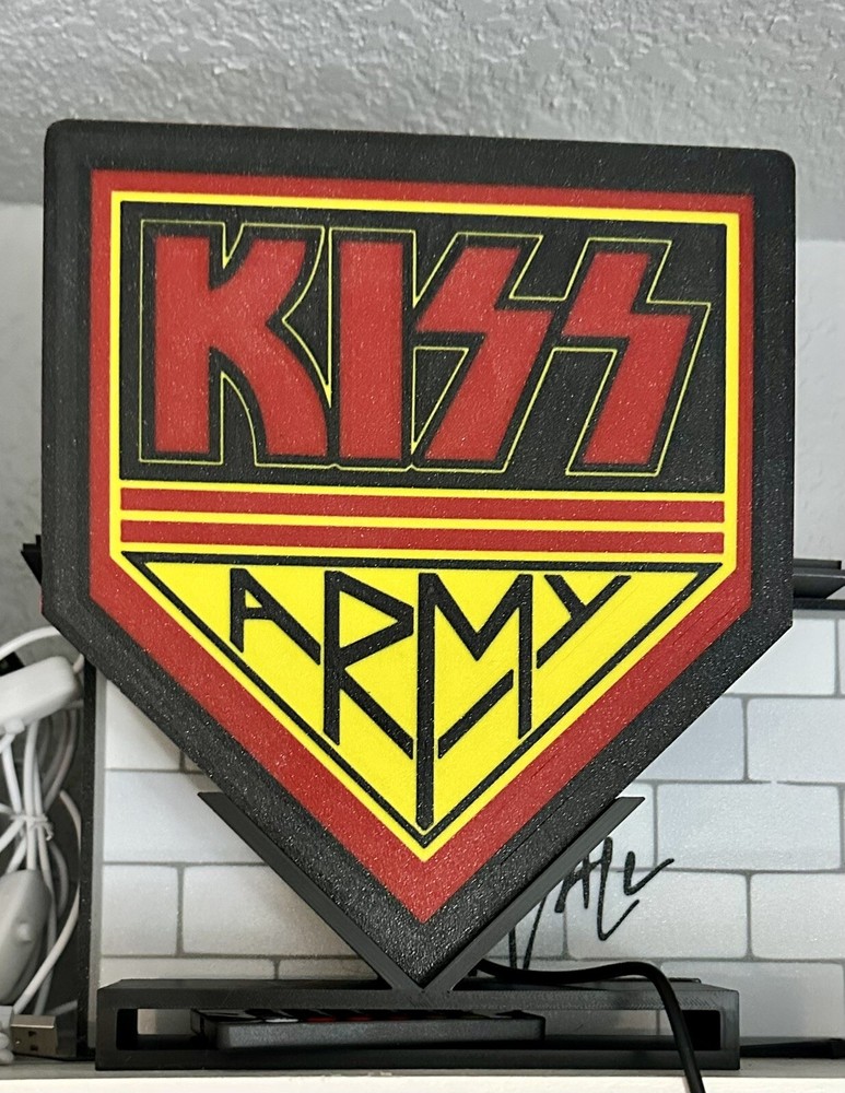 Kiss Army LED Lightbox with USB Powered Light Box Wall Mount or Stand