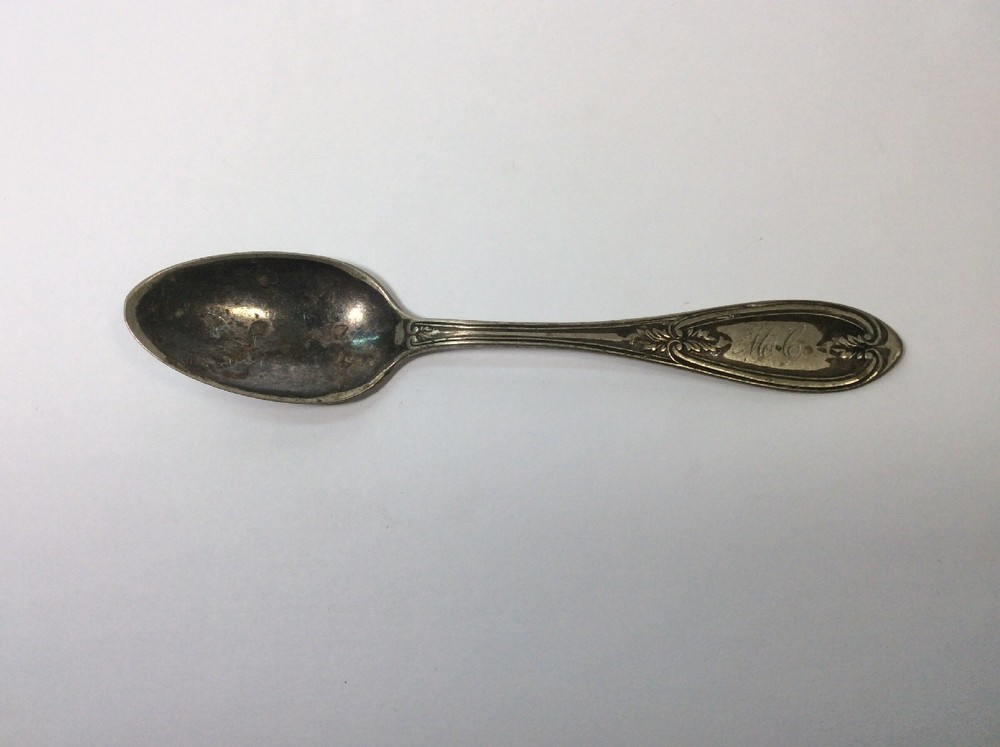 Rogers & Bro Silverplate Teaspoon 1848 Olive Monogrammed Flatware