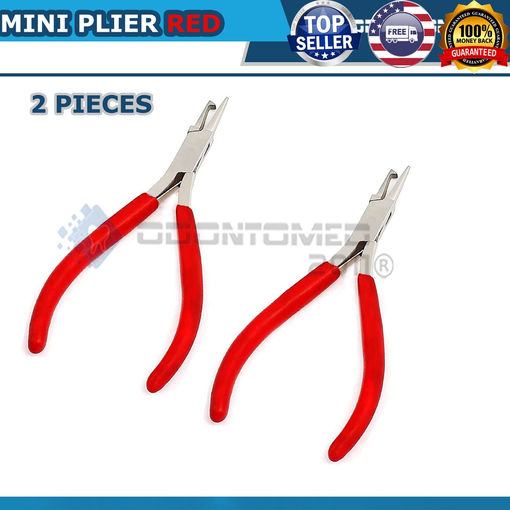 PROFESSIONAL Split Ring Plier With RED Grip Handle 5" New Brand ODM - 2PCS