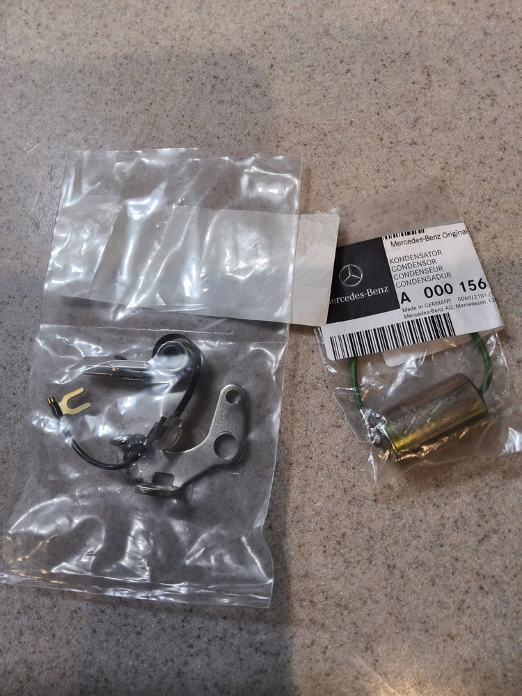 Ignition Points And Condenser For Mercedes