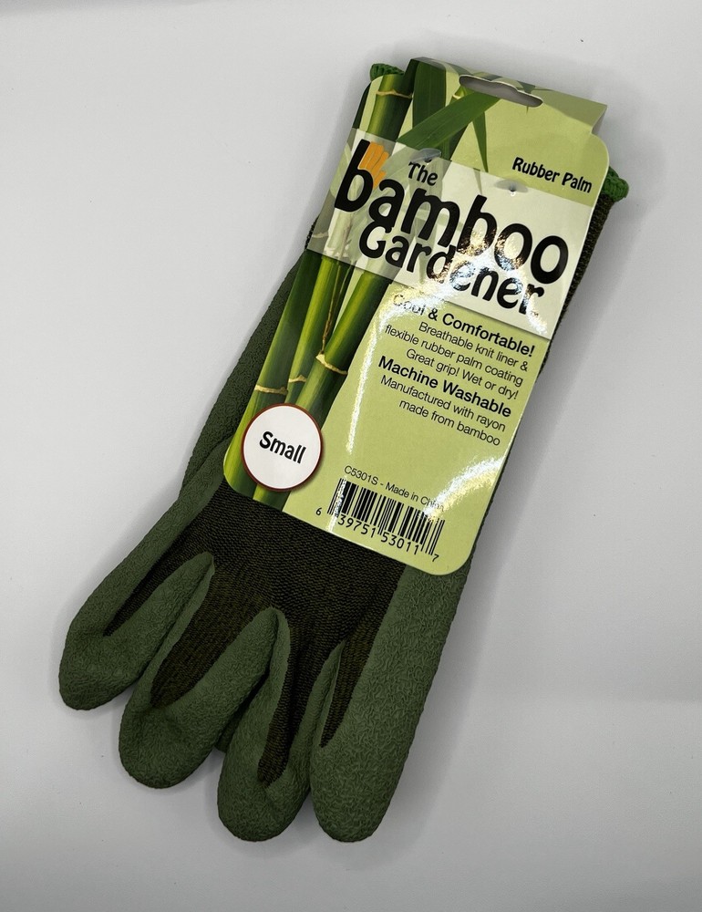 Bamboo Gardener w/ Rubber Palm – Small