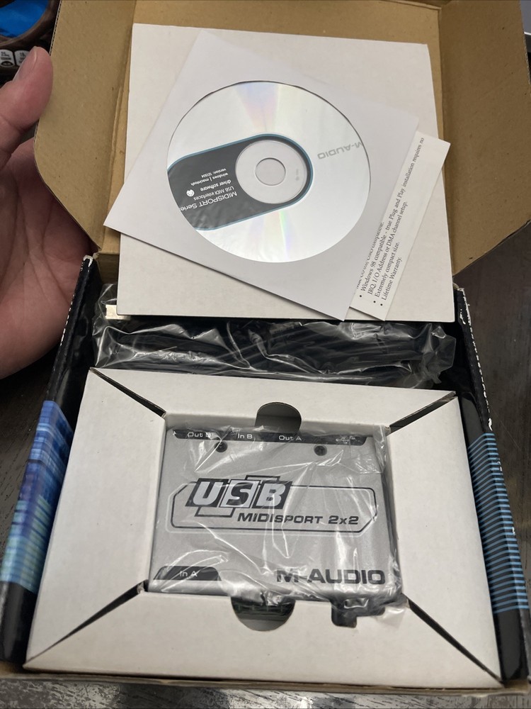 Maudio audio interface Midisport 2x2 USB Midi Interface