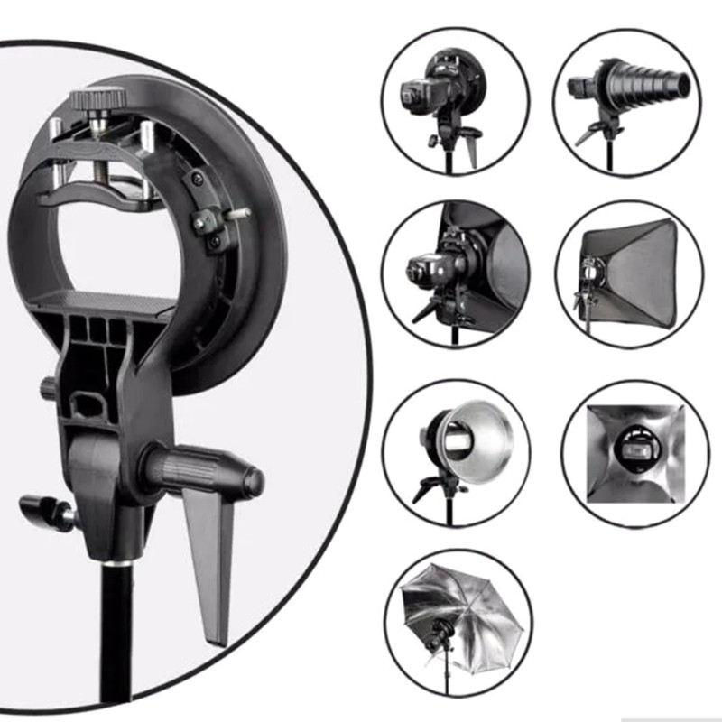 S Type Speedlites Bracket Speedlight Mount for V1 AD200Pro AD300Pro V860III