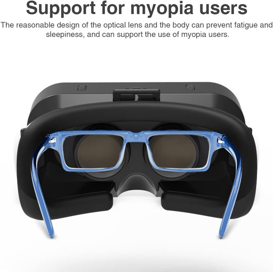 Virtual Reality VR Headset 3D Glasses,Support 4.7-7 Inch Version Virtual Reality