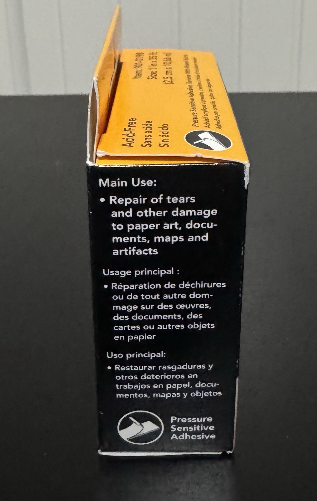 Lineco Archival Document Repair Tape Repairing Paper 1in x 35ft NIB