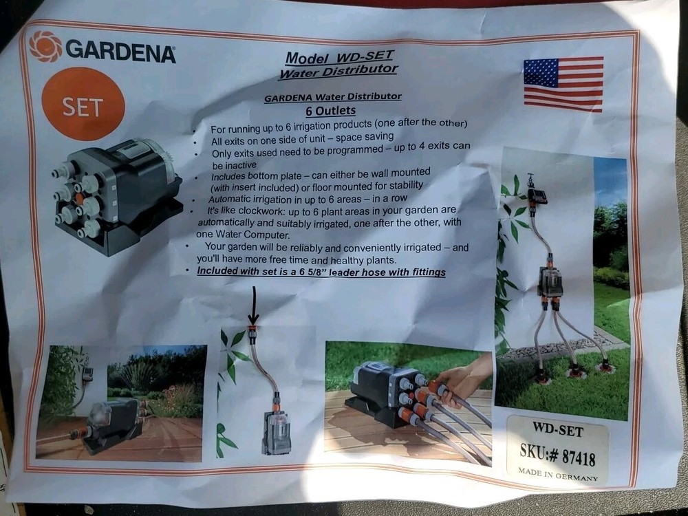 Cardena Automatic 6 Zone Mechanical Water Distributor