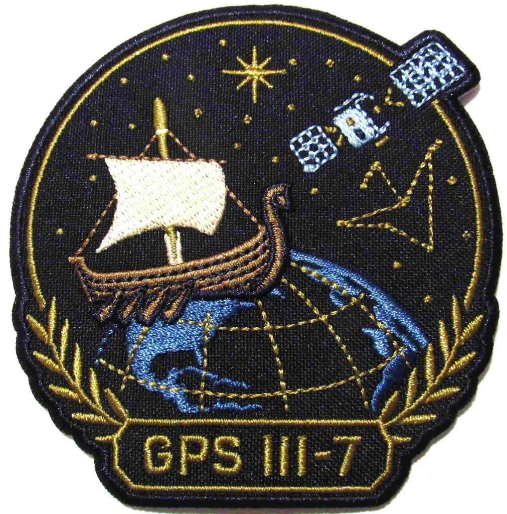 GPS III-7 RRT-1 GLOBAL POSITIONING SATELLITE SPACE MISSION PATCH RAPID RESPONSE
