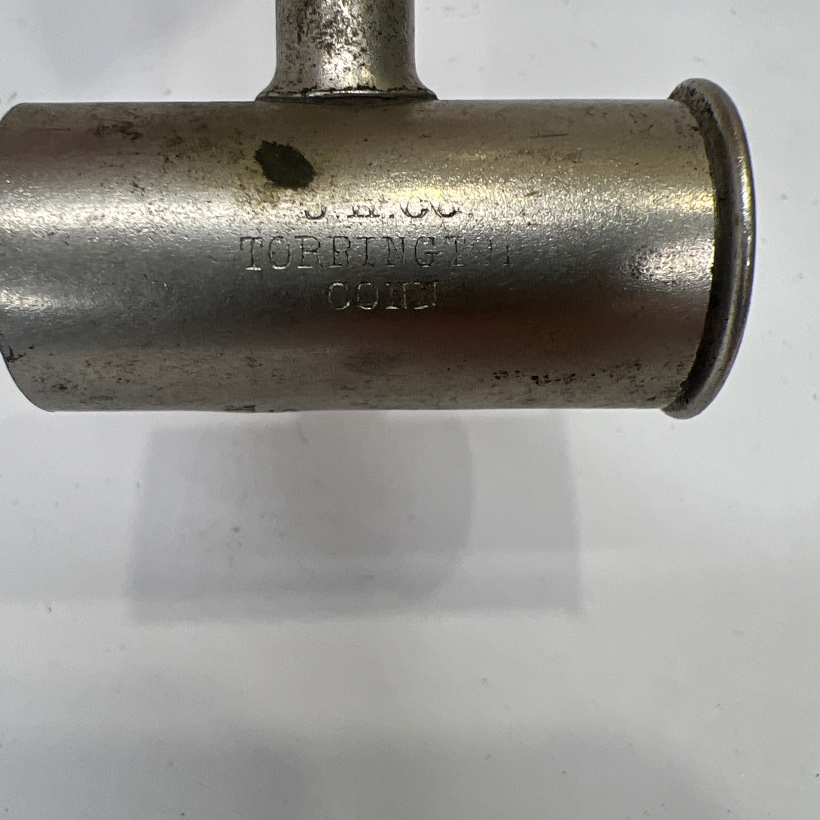 U.H. Co. Torrington Conn. Wood Adjustable Powder Drams Shot Oz Measure Vintage