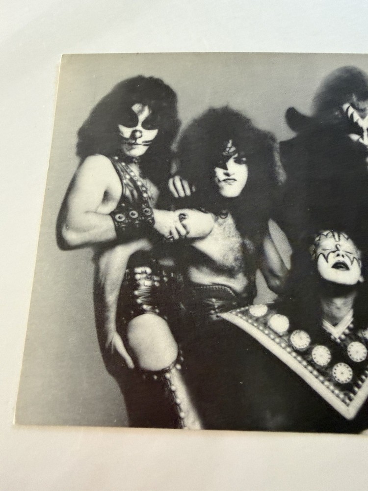 KISS 1974 HOTTER THAN HELL ALBUM PROMO POSTCARD AUCOIN VINTAGE RARE HOLY GRAIL🔥