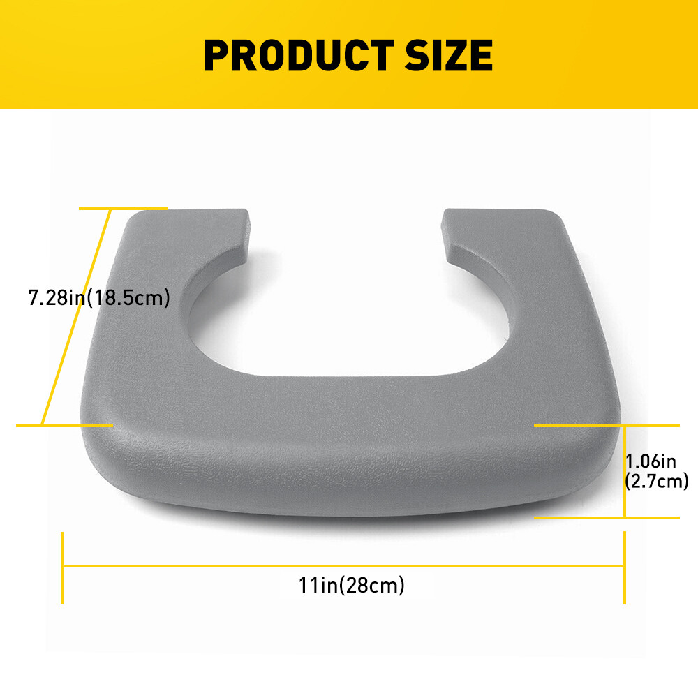 For 1997-2003 Ford F150 Center Console Cup Holder Armrest Pad Drink Bottle Stand