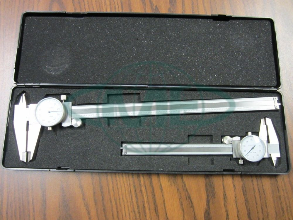 6"&12" PRECISION STAINLESS STEEL DIAL CALIPERS COMBO #104-612--new
